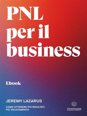 cover image of PNL per il business